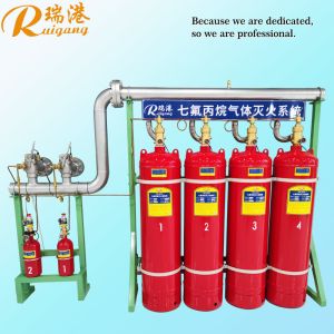 Enclosed Flooding FM200 Gaseous Fire Suppression System 4.2MPa