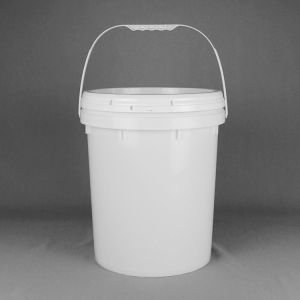 Quality 20L Paint Plastic Wrap Bucket with lid and hand pull for sale