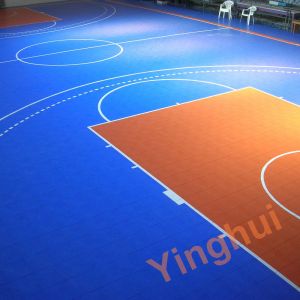 Indoor Multiuse Modular Plastic Sports Flooring For Roller Skate Handball Racket