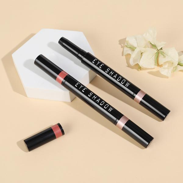 Double Head Promotional Empty Matte Lipstick Highlighter Pen Eyeliner Eyeshadow