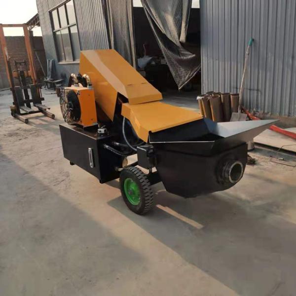 Electric And Diesel Power Portable Concrete Mixer Pump With Pipes