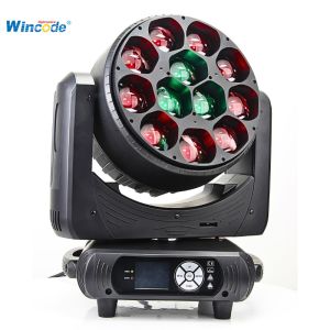 12×40W LED Moving Head Light With Zoom Pixel Function Beam Wash Effects