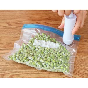 Nylon Vacuum Food Sealer Bags Custom Ziplockk Resealable Food Package