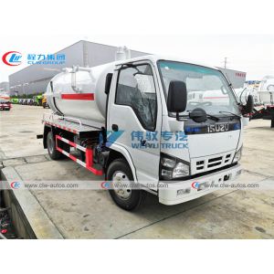 Left Hand Drive ISUZU 6CBM Sewer Vacuum Truck