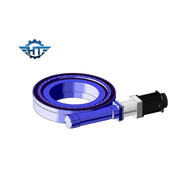 High Strengthen Gear Ratio 31 To 150 Slewing Bearing With Electric Motors For