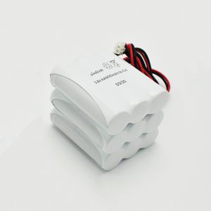 AA Emergency Exit Light Batteries Pack NiCD AA900mAh 3.6V SBS Rechargable