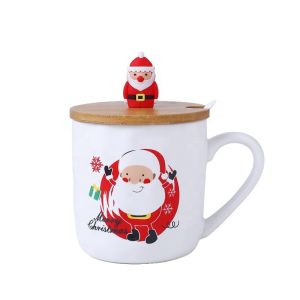 Creative Cartoon Ceramic Coffee Cups Mug For Christmas Festival