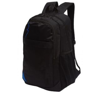 China Lightweight Black Polyester School Backpack Bag on sale
