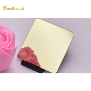 Mirror Finish Coloured Stainless Steel Sheet 0.65mm Thickness