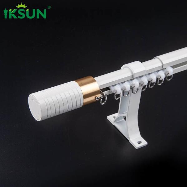 ODM Aluminium Curtain Rod , Telescopic Curtain Pole With Electrophoresis