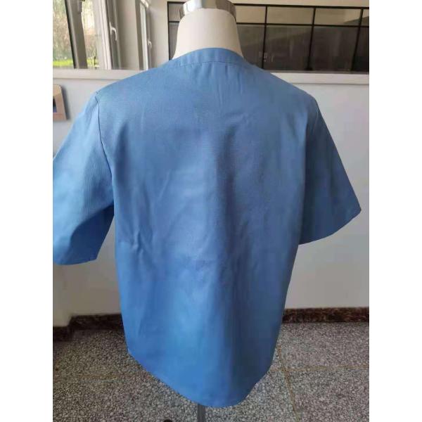 CE ISO S-XXXL Disposable Scrubs Top And Bottom SMS Scrub Suit For Nurses
