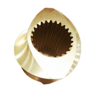 Polishing Aluminium Bronze Extruder Screw Elements 2 Flighted Wear Resistant