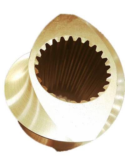 Buy Polishing Aluminium Bronze Extruder Screw Elements 2 Flighted Wear Resistant at wholesale prices