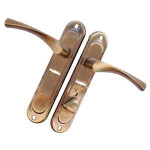 China 35mm - 60mm Door Thickness Door Lock Handle Lockable Door Handle on sale