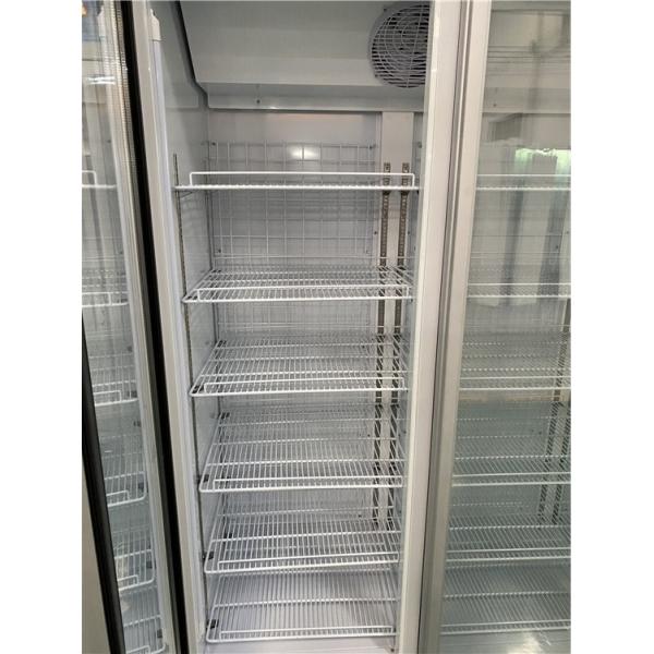 Commercial Upright beverage Cooler 3 Glass Doors Cold Drink Display Fridge For Supermarket