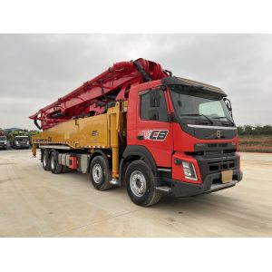 Quality Sany 56M Concrete Pump Truck with 5-Section Z-Type Boom and 180 m³/h Output on Volvo Chassis for sale