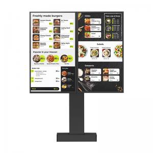 Quality 1920x1080 55 Inch Outdoor Drive Thru Menu Boards For Restaurant for sale