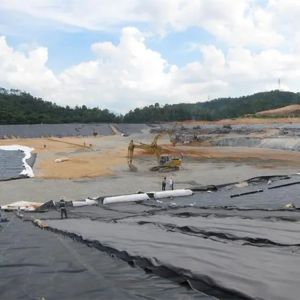 2mm PE Geomembrane Liner in Black or Customized Color for Project Solution