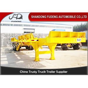 Bomb Cart 40ft Container Trailer , Double / Tri Axle Container Chassis