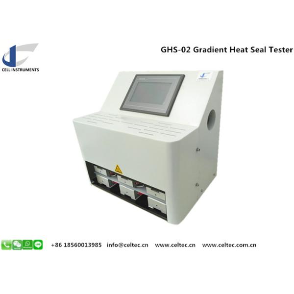 Quality Five Points Gradient Heatsealability Tester Plc Controlled And Hmi Touch Screen High End Heat Seal Tester ASTM F2029 for sale