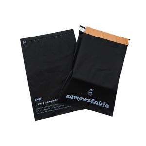 PBAT Black Mailing 2.5mil Biodegradable Packaging Bag Compostable