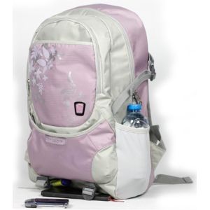 Kids School Backpacks Pink Nylon Backpack Bag for School