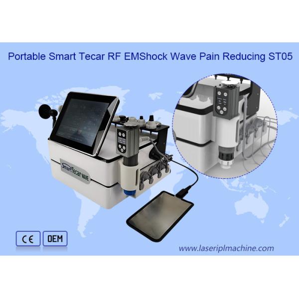 Buy 3 In 1 Physical Physiotherapy Tecar RF Shockwave Therapy Equipment at wholesale prices