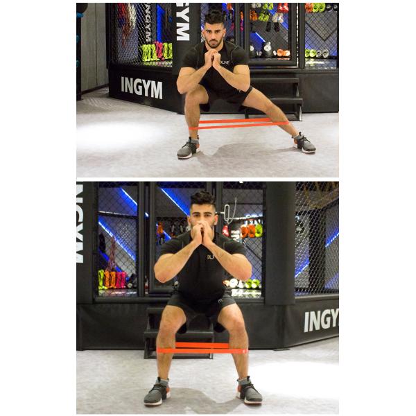 OEM Green TPE Resistance Bands Inner Thigh