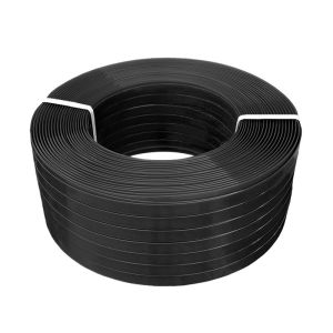 OEM PP PET Strap Black Plastic Steel Strip Band Packaging Bundling SY1610-16*1