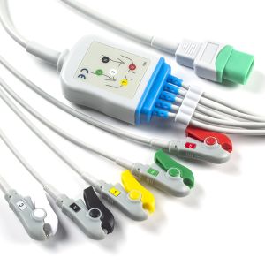 Mindray Datascope ECG Cable And Leadwires 5 Lead IEC Clip TPU ECG Cable