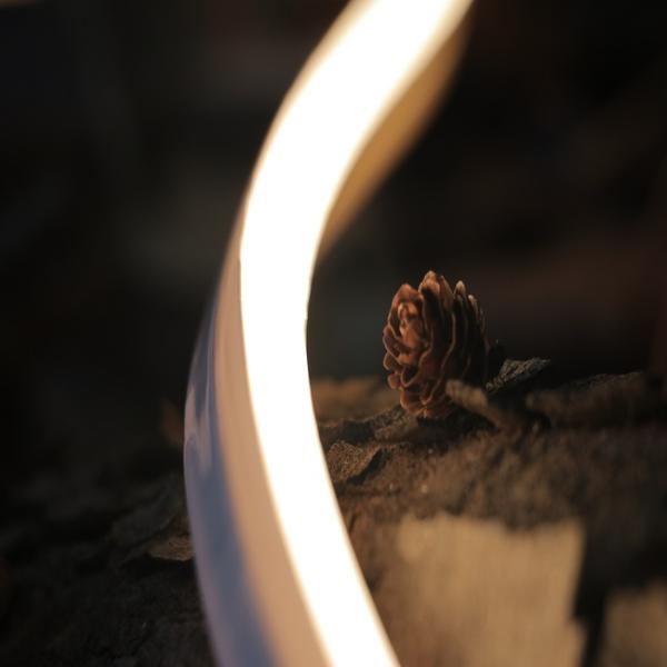 IP 68 Horizontal Bending RGB LED Strip DC 24V 3 Step MacAdam 2700K 6000K