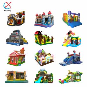 Inflatable Combos Christmas Inflatable Jump House Snowman Castle Bouncer Toys