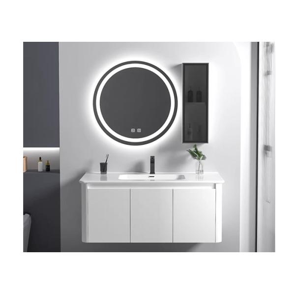 Buy Wall Mounted Wash Basin Vanity Cabinet Waterproof For Bathroom at wholesale prices