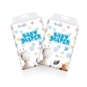 China Cotton Disposable Baby Diaper Nappies Customized on sale