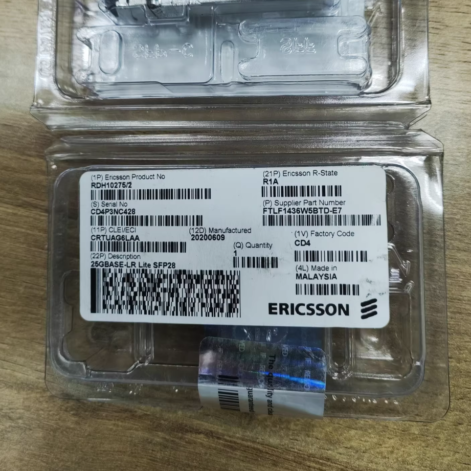 Original Ericsson RDH 102 75/2 & RDH 75/3 25 Gbps Data Transmission Optical Module 5G Module SFP28 Fiber Optical Transceiver