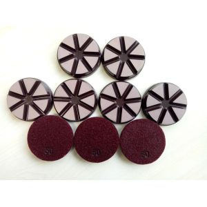 Ceramic Bond Transitional Dry Concrete Polishing Pads Diameter 3 Inch