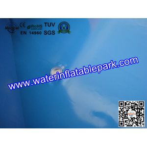 Big Square Inflatable Water Pool Enclosures With Wailking Ball