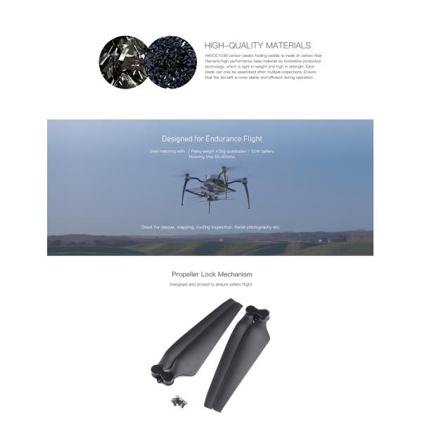 FLUXER PRO MATT 12x4.0 Inch Carbon Fiber Propeller