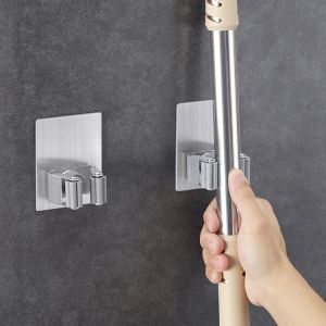 stainless steel Mop Handle Holder Household Mop Handle Holder Reusable Tool