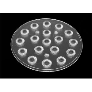 Optical 1W 3W LED Lens Long Lifetime Crisp - Edged Beam Frosted For LED Spot