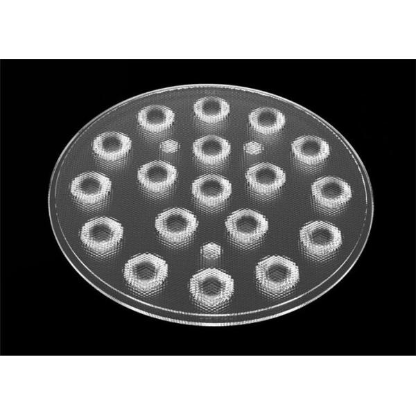 Optical 1W 3W LED Lens Long Lifetime Crisp - Edged Beam Frosted For LED Spot