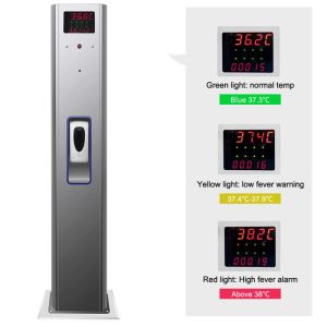 Hand Sanitizer Dispenser Floorstand Walk Through Temperature Scanner