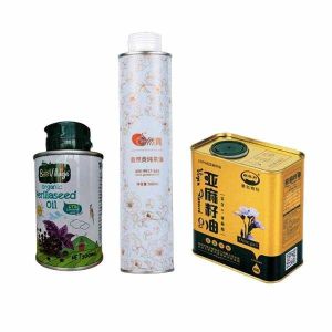China Customized Printing Empty Large Engine Oil Tin Cans Airtight Food Grade Packaging on sale