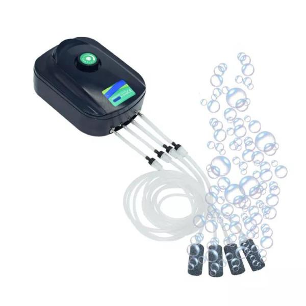 Buy 60Hz 5L Aquarium Air Pump 4 Outlets Oxygen Pump Aquarium Bubbler For Fish Turtle Tank at wholesale prices