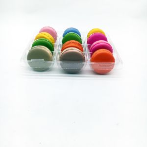 Plastic Clear 12 pack macaron tray
