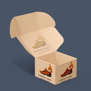 Glossy Lamination Small Paper Packaging Kraft Brown Subscription Mailer for