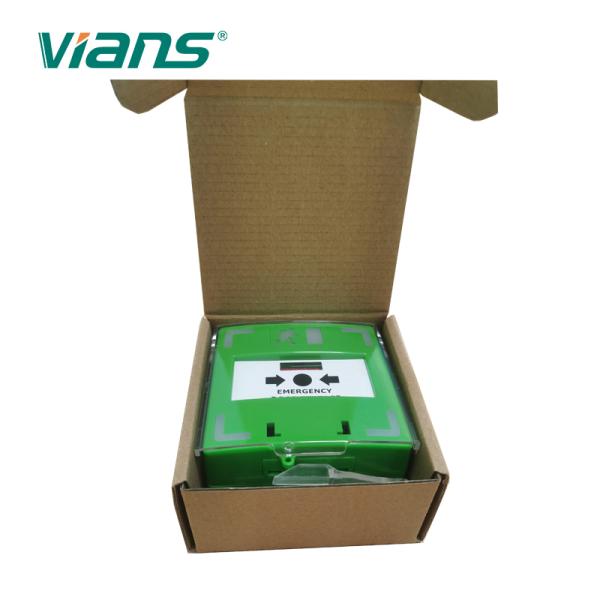 Triple Poles Indicators Emergency Break Glass Door Release Switch Green