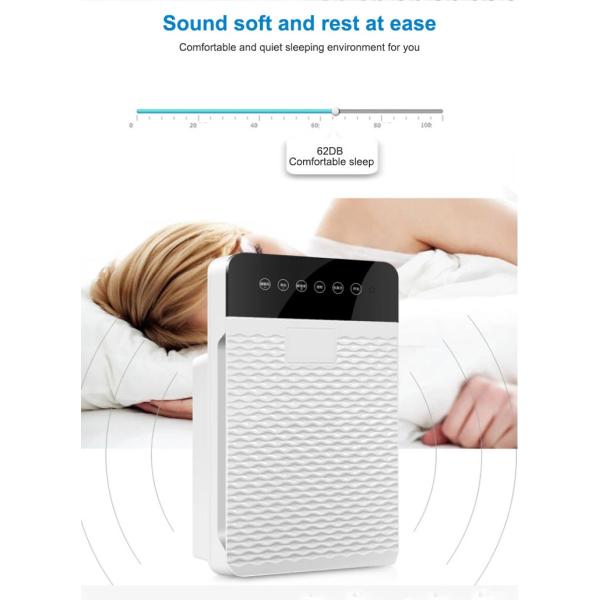 HOMEFISH Negative Ion UV Air Purifier With HEPA Filter 50HZ