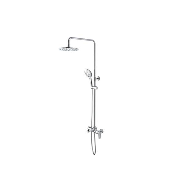 Buy Chrome Waterproof Bathroom Wall Panels Rain Pattern Standard Plumbing Connection at wholesale prices
