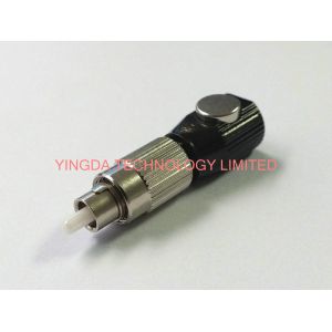 Diameter 30mm Simplex Bare Fiber Adapter 123 - 127 um , Optic FC / PC Coupler